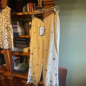 Elegant Black Floral Embroidered Fabric